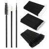 image:imageG2PLUS 300PCS Crystal Eyelash Extension Supplies Kit 100PCS Disposable Lip Wands Mascara Brush Applicators Glitter Micro Swabs for Eyebrow Eyelash Extension and Makeup Kits PinkBlack