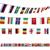 image:imageG2PLUS 40Pcs American Flags Banner36Feet USA Patriotic String Pennant for 4th of July Red White Blue American String Flags Banner for Independence Day Outdoor Indoor Decor Sports Bars Classroom164ft200 Countries World Flags