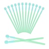 image:imageG2PLUS 50PCS Silicone Eyelash Brushes Green Disposable Mascara Wands Adjustable Ball Shape Eyelash Spoolies Eyebrow Brushes for Eyelash Extension and MakeupGreen