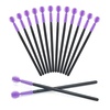 image:imageG2PLUS 50PCS Silicone Eyelash Brushes Green Disposable Mascara Wands Adjustable Ball Shape Eyelash Spoolies Eyebrow Brushes for Eyelash Extension and MakeupPurple