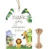 image:imageG2PLUS 50Pcs A Gift for You Tags  33x22 in White Paper Name Tags with String Gift Wrapping Hangtag for Wedding Baby Shower Birthday ChristmasAnimalThank You
