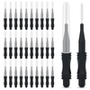 image:imageG2PLUS 50pcs Micro Spoolies Black Eyebrow Lamination Brush Bendable for Brow Lamination Eyelashes Extensions Lash Lifting and Perming
