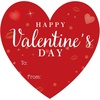 image:imageG2PLUS 60Pcs Happy Valentines Day Stickers  Pink Valentines Day Gift Stickers 2 Inch Round Valentine Label Sticker for Gift Wrap Party Favor DecorationsRed