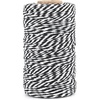 image:imageG2PLUS Christmas String 2MM 656 Feet White and Green Cotton String Gift Wrapping Twine for CraftsBlack and White