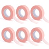image:imageG2PLUS Eyelash Tape 2 Rolls Silicone Gel Makeup Tape 12 x 8 Yards Pink Lash Tape Micropore Eyelash Extension Tape for Lift and MakeupPink
