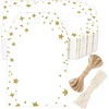 Gold Star Dots Border