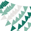 image:imageG2PLUS Green and White Gingham Fabric Bunting Banner 32Ft Cotton Burlap Triangle Garland for Xmas Wedding Dcor Birthday Picnic BBQ Golf Party amp Outdoor CelebrationsGreenWhite