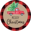 image:imageG2PLUS Merry Christmas Stickers  120 Pcs Red Gold Christmas Gift Stickers 2 Round Xams Label Sticker Cards Envelope Seals for Gift Wrapping Party FavorsChristmasTruck
