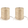 image:imageG2PLUS Natural Jute Twine 15MM 984 Feet Gift Wrapping Twine String 2 Ply Thin Brown Hemp String for DIY Arts amp Crafts Garden Plants Crochet Macrame ChristmasBrown 15mm 984ft Pack of 2