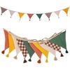 image:imageG2PLUS PreStrung Fabric Triangle Banner Garland 85ft DoubleSided Cotton Bunting Flags Reusable Pennant Banner for Boho Birthday Party Baby Shower Nursery DecorPastel Mix ColorAutumn Harvest Color