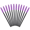 image:imageG2PLUS Silicone Eyelash Brushes 100PCS Black and Green Mascara Brushes Brow Applicator Wands for Makeup Personal Care and Eyelash ExtensionsMulticolored
