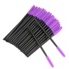 image:imageG2PLUS Silicone Eyelash Brushes 100PCS Black and Green Mascara Brushes Brow Applicator Wands for Makeup Personal Care and Eyelash ExtensionsPurple