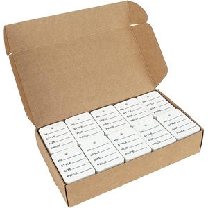 image:imageG2PLUS 1000 PCS Price Tags194 X 138 White Paper Tags for Clothes Size Labels Coupon Store Without String Clothing Labels with Exquisite Box PackageWhite Square