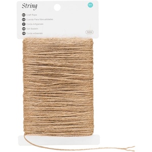 image:imageG2PLUS 2mm 2 Ply Natural Jute Twine String 164Ft Craft Jute Rope Twine for Gift Wrapping DIY Crafts Gardening Handmade Arts DecorationBrown
