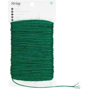 image:imageG2PLUS 2mm 2 Ply Natural Jute Twine String 164Ft Craft Jute Rope Twine for Gift Wrapping DIY Crafts Gardening Handmade Arts DecorationGreen