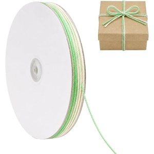 image:imageG2PLUS 328FT Jute Twine 2mm 3 Ply Natural Craft Twine String for Gift Wrapping DIY Crafts Gardening amp Home UseGradient Sage Green