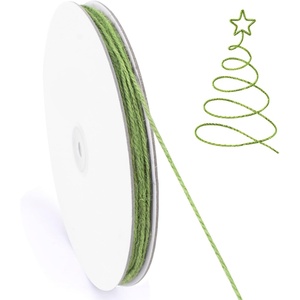 image:imageG2PLUS 328FT Jute Twine 2mm 3 Ply Natural Craft Twine String for Gift Wrapping DIY Crafts Gardening amp Home UseSage Green