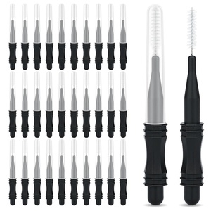 image:imageG2PLUS 50pcs Micro Spoolies Black Eyebrow Lamination Brush Bendable for Brow Lamination Eyelashes Extensions Lash Lifting and Perming