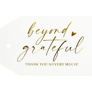 image:imageG2PLUS Beyond Grateful Thank You Tags50PCS White Paper Thank You So Very Much Tags with String 2x3 in for Wedding Baby Shower Birthday Fall Holiday Party FavorsMothers DayGold Heart