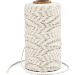 image:imageG2PLUS Christmas String 2MM 656 Feet White and Green Cotton String Gift Wrapping Twine for CraftsOff White