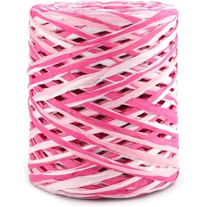 image:imageG2PLUS Colored 394 Feet Raffia Paper Ribbon Christmas Raffia Ribbon Packing Paper String for Gift Wrapping and DIY Decoration Green Yellow Blue PinkWhite Pink Rose Red