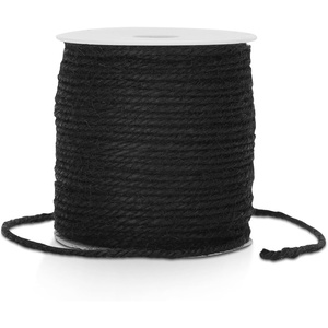 image:imageG2PLUS Garden Twine 3MM 328 Feet Natural Jute Twine String 3 Ply Green Heavy Duty Hemp Rope String for Gift Wrapping DIY Arts amp Crafts Climbing Plants Home Decor ChristmasBlack