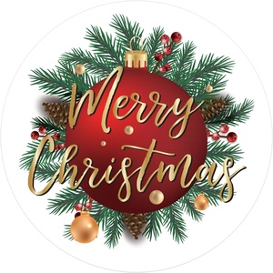 image:imageG2PLUS Merry Christmas Stickers  120 Pcs Red Gold Christmas Gift Stickers 2 Round Xams Label Sticker Cards Envelope Seals for Gift Wrapping Party FavorsChristmasLantern