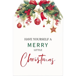 image:imageG2PLUS Merry Christmas Tags  50Pcs Xmas Paper Gift Tags with String A Little Treat for Someone Sweet Tag for Candy Bags Gift Wrapping Holiday Party Favors DIY Crafts 33x22 inChristmas Bell