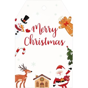 image:imageG2PLUS Merry Christmas Tags  50Pcs Xmas Paper Gift Tags with String A Little Treat for Someone Sweet Tag for Candy Bags Gift Wrapping Holiday Party Favors DIY Crafts 33x22 inChristmas Santa