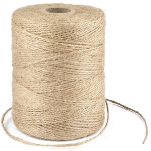 image:imageG2PLUS Natural Jute Twine 15MM 984 Feet Gift Wrapping Twine String 2 Ply Thin Brown Hemp String for DIY Arts amp Crafts Garden Plants Crochet Macrame ChristmasBrown 15mm 984ft