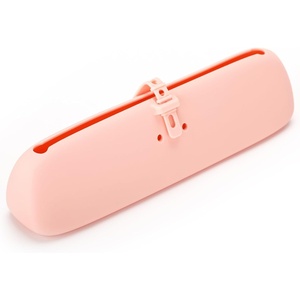image:imageG2PLUS Portable Makeup Brush Holder Silicone Cosmetic Bags Snapon Strap Makeup Brush Case Travel Essentials Soft and Sleek Makeup Brush Pouch for Travel and Daily Use 85x 18x 23