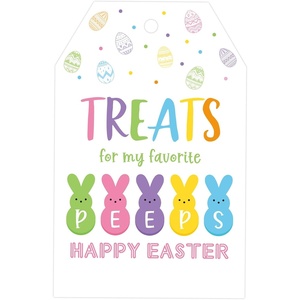 image:imageG2PLUS StPatricks Day Tags  50Pcs Happy StPatricks Day Tags with String A Lucky Treat for Someone Sweet Shamrock Gift Wrapping Tag for Irish Party FavorsEaster Bunny Eggs