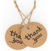 image:imageG2PLUS 100PCS Thank You Very Much Tags Rose Gold Foil Thank You Tag 22 in White Paper Round Gift Tags with String for Gift Wrapping DIY Arts amp Crafts Wedding Party FavorsKraft 1