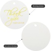 image:imageG2PLUS 100PCS Thank You Very Much Tags Rose Gold Foil Thank You Tag 22 in White Paper Round Gift Tags with String for Gift Wrapping DIY Arts amp Crafts Wedding Party FavorsThank You Tag White