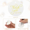 image:imageG2PLUS 100PCS Thank You Very Much Tags Rose Gold Foil Thank You Tag 22 in White Paper Round Gift Tags with String for Gift Wrapping DIY Arts amp Crafts Wedding Party FavorsThank You Tag White