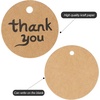 image:imageG2PLUS 100PCS Thank You Very Much Tags Rose Gold Foil Thank You Tag 22 in White Paper Round Gift Tags with String for Gift Wrapping DIY Arts amp Crafts Wedding Party FavorsKraft 1