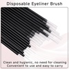 image:imageG2PLUS 100pcs Eyeliner Brush Disposable Pointed Makeup Applicators Black Eyelash Serum Brushes amp Eyeshadow Applicators for Professional Makeup Precise Eye Makeup Beauty Salon ToolsBlack