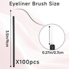 image:imageG2PLUS 100pcs Eyeliner Brush Disposable Pointed Makeup Applicators Black Eyelash Serum Brushes amp Eyeshadow Applicators for Professional Makeup Precise Eye Makeup Beauty Salon ToolsBlack
