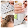 image:imageG2PLUS 100pcs Eyeliner Brush Disposable Pointed Makeup Applicators Black Eyelash Serum Brushes amp Eyeshadow Applicators for Professional Makeup Precise Eye Makeup Beauty Salon ToolsBrown
