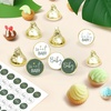 image:imageG2PLUS 210PCS Baby Shower Candy Stickers 075 inch Round Sage Green Baby Shower Stickers for Hershey Kisses Envelope Seals Invitations