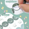 image:imageG2PLUS 210PCS Baby Shower Candy Stickers 075 inch Round Sage Green Baby Shower Stickers for Hershey Kisses Envelope Seals Invitations