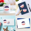 image:imageG2PLUS American Thank You Stickers 500PCS American Flag Stickers 1 inch Round Thank You Patriotic Gift Sticker Star American Flag Label Sticker Roll for Envelope Seals