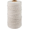 image:imageG2PLUS Black String 2MM 328 Feet Natural Cotton String for Crafts Black Cotton Bakers Twine String Packing String for Gift Wrapping DIY Arts and Crafts Halloween Christmas DecorOff White