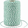 image:imageG2PLUS Black String 2MM 328 Feet Natural Cotton String for Crafts Black Cotton Bakers Twine String Packing String for Gift Wrapping DIY Arts and Crafts Halloween Christmas DecorGreen and White