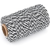 image:imageG2PLUS Black String 2MM 328 Feet Natural Cotton String for Crafts Black Cotton Bakers Twine String Packing String for Gift Wrapping DIY Arts and Crafts Halloween Christmas DecorBlack and White
