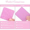 image:imageG2PLUS Cleaning Cotton Pads 600PCS Lint Free Pads Pink Makeup Remover Pad for Face FingernailPink
