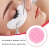 image:imageG2PLUS Glue Rings for Eyelash Extensions 100pcs Disposable Lash Rings for Pigment Baby Pink Eyelash Glue Holder Makeup Plastic Glue Cup for Nail Art and TattooLight Pink