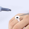 image:imageG2PLUS Glue Rings for Eyelash Extensions 100pcs Disposable Lash Rings for Pigment Baby Pink Eyelash Glue Holder Makeup Plastic Glue Cup for Nail Art and TattooWhite