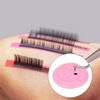 image:imageG2PLUS Glue Rings for Eyelash Extensions 100pcs Disposable Lash Rings for Pigment Baby Pink Eyelash Glue Holder Makeup Plastic Glue Cup for Nail Art and TattooLight Pink