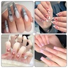 image:imageG2PLUS Nail Forms for Gel Builder 500PCS Nail Extension Forms Long Length Reusable Tip Shape Guide Stickers for DIY and Home Use Salon SuppliesGold